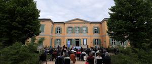 Eine Lesung an der Villa Quandt beim Festival im vergangenen Jahr.