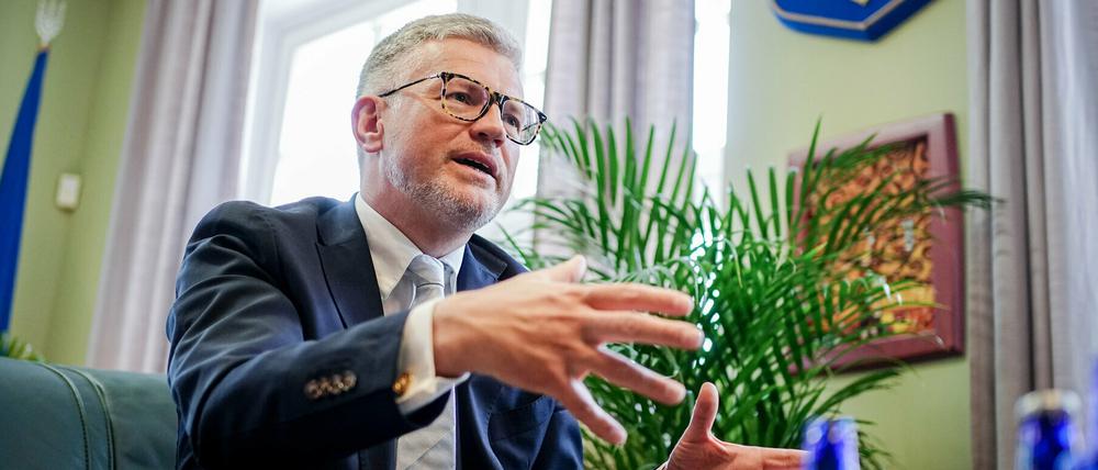 Andrij Melnyk, Botschafter der Ukraine in Deutschland.