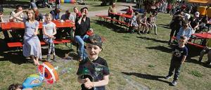 Unter anderem mit der Clownsshow „Picknick mit Hans und Franzi“ kamen die Kinder auf ihre Kosten.