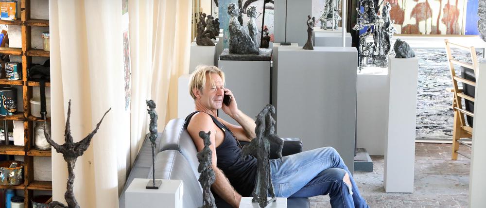 Mikos Meininger ist einer von 130 Künstler:innen, die in Potsdam ihre Ateliers öffnen.