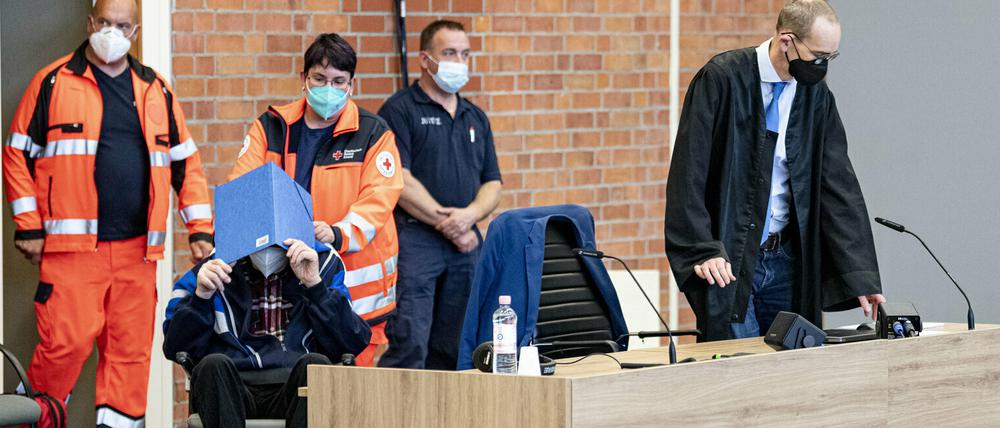 Der Angeklagte soll als SS-Wachmann in Sachsenhausen tätig gewesen sein.