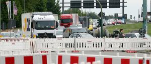 Die Bauarbeiten in der Behlertstraße sind in die zweite Phase gegangen.  