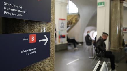 Das Bürgerservicecenter im Potsdamer Rathaus.