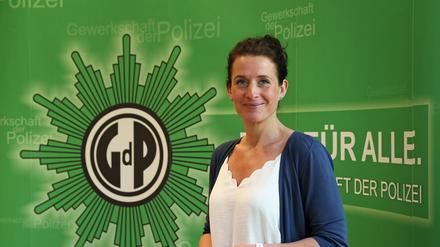 Anita Kirsten ist Chefin der Gewerkschaft der Polizei in Brandenburg.