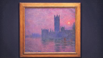 Monets London. „Das Parlament, Sonnenuntergang“ im Barberini.