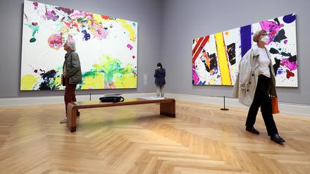 Abstrakten Impressionismus wie „My Shell Angel“ von Sam Francis zeigt das Potsdamer Museum Barberini in seiner neuen Schau „Die Form der Freiheit“.