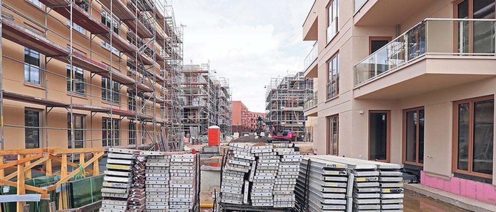 1645 Wohnungen sind im vergangenen Jahr in der Landeshauptstadt gebaut worden.
