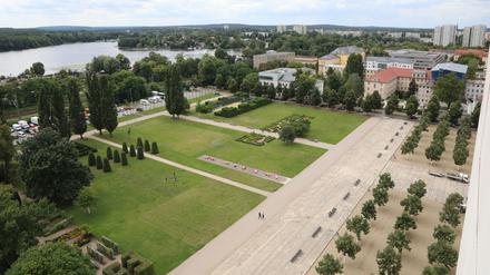 Der Lustgarten in der Innenstadt. 