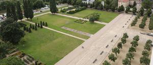 Der Lustgarten in der Innenstadt. 