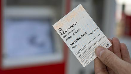 Ab heute gültig: Das 9-Euro-Ticket.
