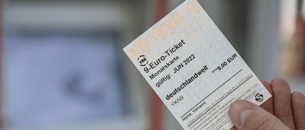 Ab heute gültig: Das 9-Euro-Ticket.