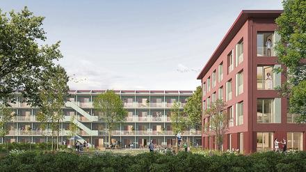Zukunft. So soll der Neubau am Patrizierweg aussehen.
