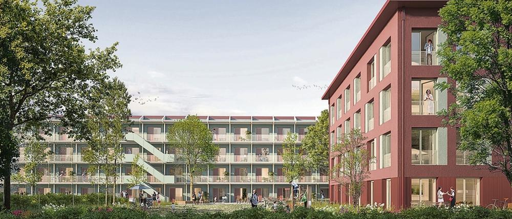 Zukunft. So soll der Neubau am Patrizierweg aussehen.