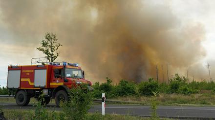 Der Einsatz der Feuerwehrleute könnte schwierig werden.