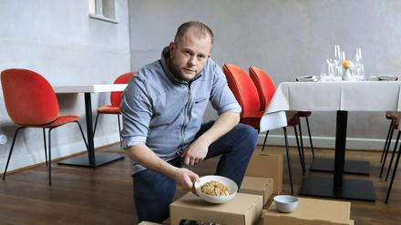 David Schubert, der Küchenchef im „Kochzimmer“.