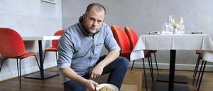David Schubert, der Küchenchef im „Kochzimmer“.