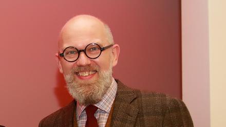 Der neuer Leiter von Lit:Potsdam: Thomas Böhm bei einer Veranstaltung im Filmmuseum Potsdam 2021.