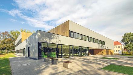 Modern, ja fast schon futuristisch wirkt das Forschungszentrum „Circle“ in Bornim von außen.