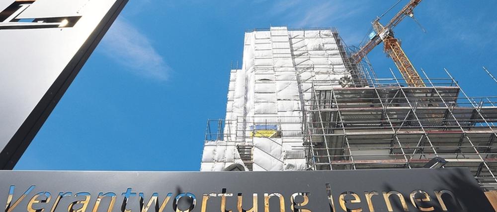 Für den Bau des Garnisonkirchturms wurde weitere Fördermittel freigegeben.