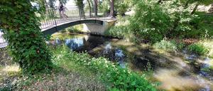 Beliebtes Ausflugsziel. Der Schlosspark Marquardt bietet viele lauschige Ecken und romantische Perspektiven. Entworfen hat ihn der berühmte Gartenkünstler Peter Joseph Lenné. Die heutigen Eigentumsverhältnisse sind kompliziert.