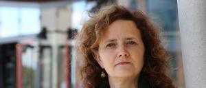 Die Schriftstellerin Julia Schoch am Hans Otto Theater, wo sie am 2. Juli ihre Grundsatzrede halten wird.