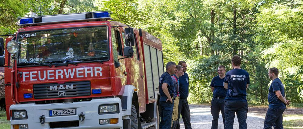  Das Feuer in dem mit Munition belasteten Gebiet wurde als Großschadenslage» eingestuft.