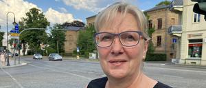 Wahlsiegerin Manuela Saß am Tag der Stichwahl in Werder. 