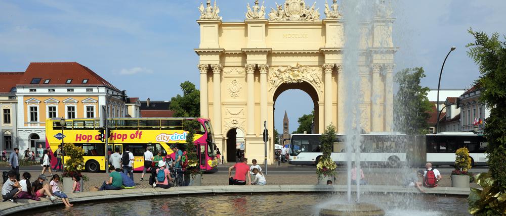 Auch in Potsdam sollen die Temperaturen am Montag wieder auf über 30 Grad steigen.