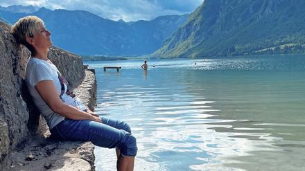Tatjana Meissner am Bohinj-See in Slowenien.