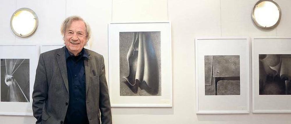 Jörg-Wolfgang Jahn, der Sohn des Potsdamer Bauhaus-Künstlers Martin Jahn, steuerte für die Ausstellung in der Urania Potsdam zahlreiche Werke bei.