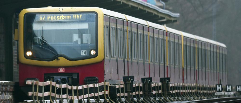 Die S7 fährt am Wochenende nicht zwischen Potsdam und Berlin.