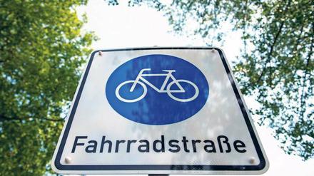 Schutzschild. Erst im Dezember war der 1,7 Kilometer lange Radweg nach Ludwigsfelde-Struveshof eröffnet worden.