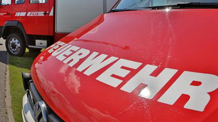 In Stahnsdorf brannte ein Wohnwagen.