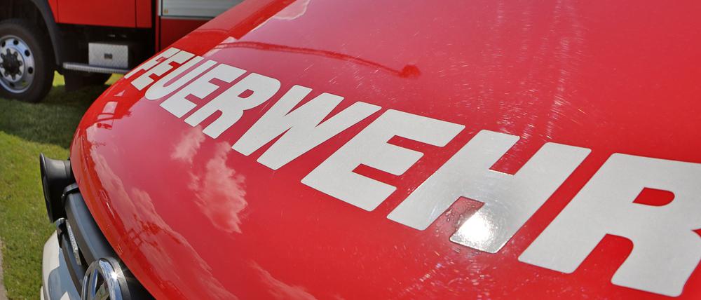 In Stahnsdorf brannte ein Wohnwagen.