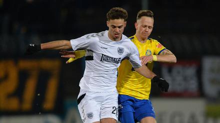 Überragend. SVB-Mittelfeldakteur Farid Abderrahmane (l.) machte eine besonders starkes Spiel.