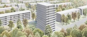 Am Kahleberg in Waldstadt II soll ein Zwölfgeschosser entstehen.