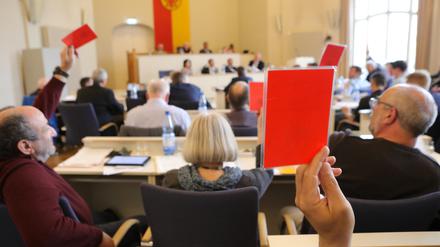 Die Potsdamer Stadtverordnetenversammlung.
