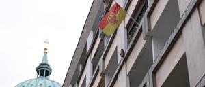 Der Wohnblock Staudenhof am Alten Markt 10.