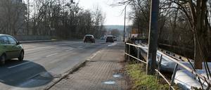 Der Unfall passierte in Höhe der Ausfahrt zum Horstweg.