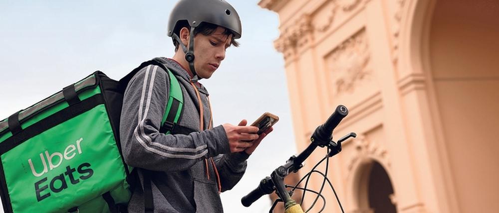 Uber Eats startet in Potsdam zunächst mit 20 Fahrradkurieren.