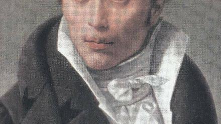 Junger Elegant. Arthur Schopenhauer um 1815. Ölgemälde von L. S. Ruhl. Foto: Ullstein Bild