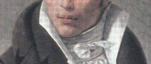 Junger Elegant. Arthur Schopenhauer um 1815. Ölgemälde von L. S. Ruhl. Foto: Ullstein Bild