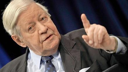 Offene Worte: Altkanzler Helmut Schmidt geht mit seinen politischen Enkeln hart ins Gericht.
