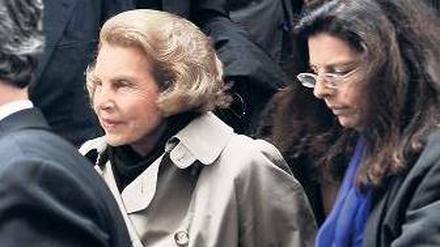 Haben sich geeinigt. Liliane Bettencourt, Tochter Françoise Bettencourt-Meyers.