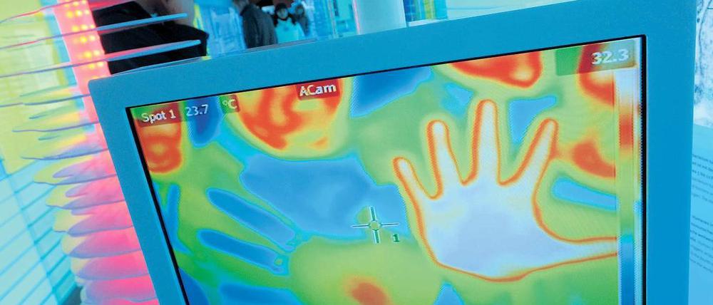Vorbild für die Galerie ist der Science-Express – heute auf dem Abstellgleis.Foto: pa/ZB