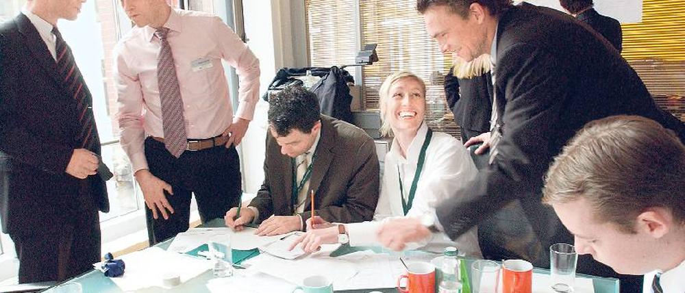 Zum Beispiel Projektarbeit. Für den Beruf wichtige Fähigkeiten sollten anhand konkreter Beispiele erläutert werden. Foto: Uwe Steinert