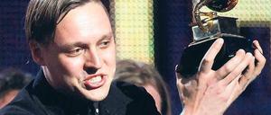 Win-win-Situation. Win Butler von Arcade Fire mit dem britischen Musikpreis. Foto: Reuters