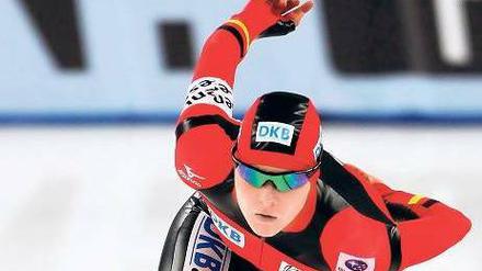 Im Moment gesund. Stephanie Beckert sicherte sich mit einem starken Lauf Platz zwei im Gesamt-Weltcup über 3000 Meter. Foto: dpa