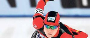 Im Moment gesund. Stephanie Beckert sicherte sich mit einem starken Lauf Platz zwei im Gesamt-Weltcup über 3000 Meter. Foto: dpa