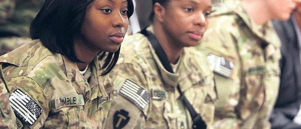 Universal Soldier? Laut Pentagon fühlten sich viele Soldatinnen durch das Verbot aus dem Jahr 1994 in ihrer Karriere behindert. Foto: dpa